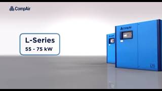 New L55 to L75 Lubricated Compressors from CompAir