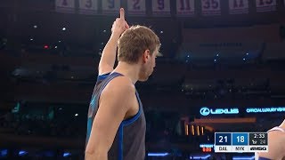 Dirk Nowitzki Gets A Standing Ovation at MSG - Mavericks vs Knicks | January 30, 2019