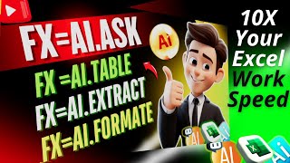 8 AI Formulas You Can’t Ignore in 2025 | Excel New AI Formula | #ai #chatgpt