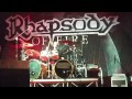 Rhapsody Of Fire - Alex Holzwarth Drum Solo Live @ Fabrica Di Roma 28-08-2015