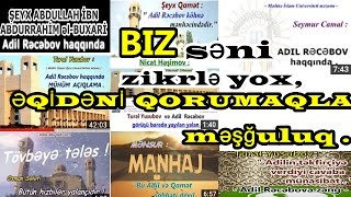 BİZ səni zikrlə yox , ƏQİDƏNİ QORUMAQLA MƏŞĞULUQ - Şeyx Qamət .