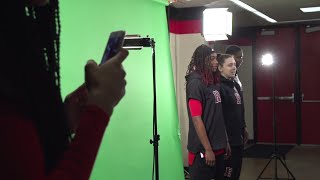 .@RVisionRU: @RutgersWBB Media Day Behind the Scenes