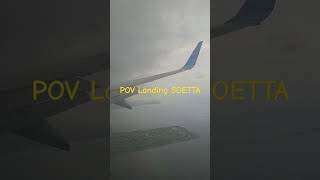 POV Detik Detik Landing Bandara Soetta, Pulang Event di Makassar #shorts #roadtrip #pesawat