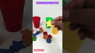 Colour & Shape Sorting | Educational Activities for Toddlers