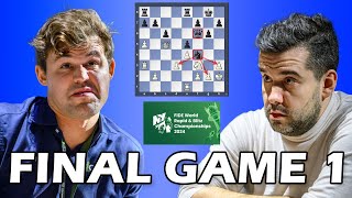 Ian Nepomniachtchi vs Magnus Carlsen | World Blitz Championship 2024, Final Game 1