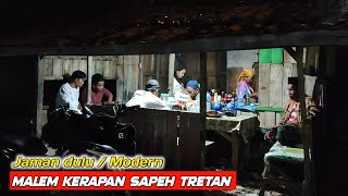 Suasana malam kerapan sapi terbesar di Madura