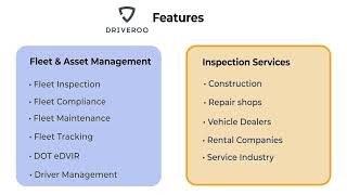 Driveroo - Mobile and cloud-based fleet operation management solution