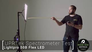 UPRTek Test - Testing the Colour Accuracy of the LightPro FlexLite 50B Bicolor Rollable LED Panel