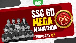 SSC GD 2025 |Mega MARATHON|FEB 2|Xylem SSC \u0026 RRB