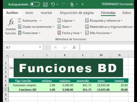 Funciones BD - Bases De Datos - YouTube