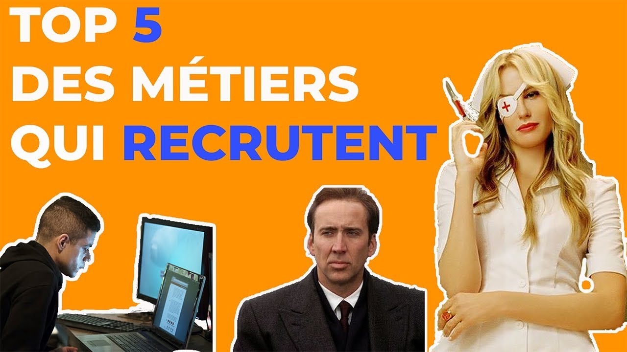 Top 5 Des Métiers Qui Recrutent ! - YouTube