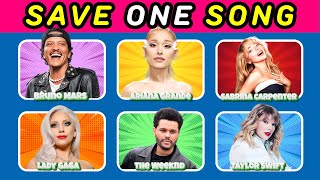 Save One Song Per Singer 🎤Most Popular Singers & Bands (6 Hits Each One)