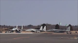 昨日の出来事【全機アフターバーナー全開】 サードミッション 第303飛行隊 F 15イーグル Rwy03R 百里基地 nrthhh