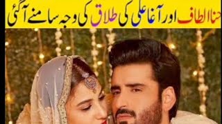 Agha Ali Divorce reason ,Hina Altaf reaction