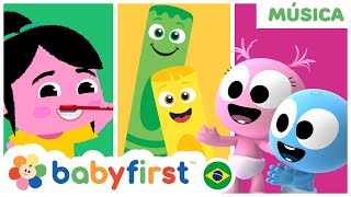 Músicas para Crianças | Desenhos Animados | Canção de sorriso | Bebê Tubarão e mais | BabyFirst TV