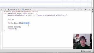 Objective C Programming Tutorial - 12 - Intro to Looping