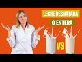 CONOCE lo que APORTA la LECHE DESNATADA y ENTERA | Leche desnatada o entera | Nutrición infantil