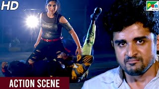 I.P.S Jhansi Fight Scene | Majaal (Jana Gana Mana) New Hindi Dubbed Movie | Ayesha, Ravi Kale