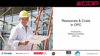 Oracle Primavera Cloud (OPC) Lesson 5 - Resources & Costs