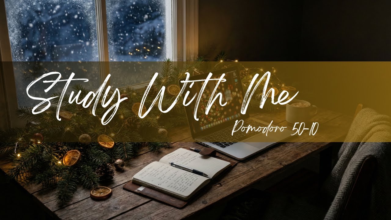 2 Hour Study With Me рџњїambient Ver No Music Pomodoro 50 10 Thб џ