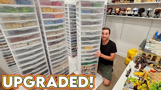 Upgrading my LEGO Room Part Bins & Walmart Shopping!