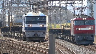 2023/03/19-20 【日鉄チキ ロングレール輸送】 EF210-305 \u0026 EH500-62 国府津駅 戸塚駅 西浦和駅 大宮駅