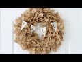 Fall Burlap Wreath