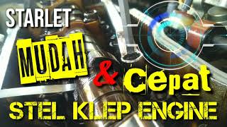 Stel klep Starlet Mudah Engine 2E #valvestarlet #2e #adjustvalve