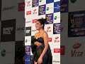 Rahmika Mandana in zee cine awards | Rashmika Mandana in black dress