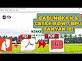 CARA CETAK KWD / TANDA BUKTI PENGELUARAN  UANG SECARA CEPAT DAN BANYAK SISKEUDES ONLINE 2024