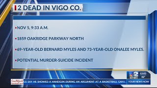 Murder suicide investigation in Vigo County