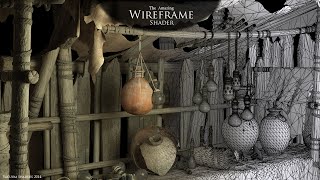 Wireframe shader for Unity