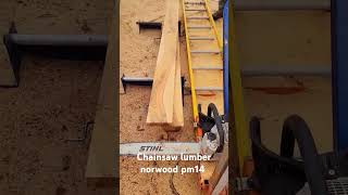 Chainsaw milling made so easy with the Norwood pm14 portable mill 2024