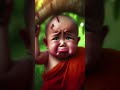 Little cute monk baby girl and viral status shorts videos 🤩🤩