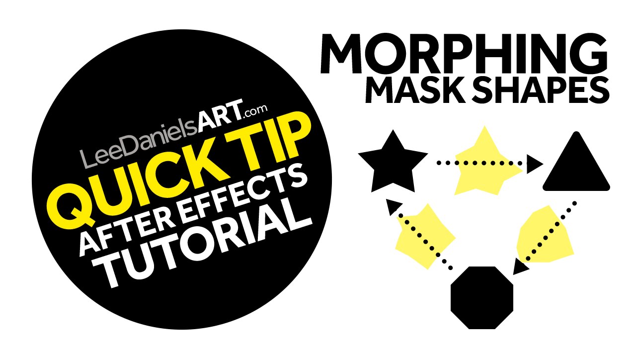 After Effects Tutorial | QUICK TIP | Morphing Mask Shapes - YouTube