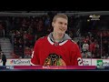 lauri markkanen tests his skills on the ice