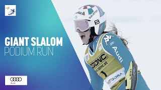 Marta Bassino (ITA) | 3rd place | Women's Giant Slalom | Kranjska Gora | FIS Alpine