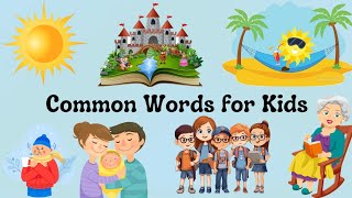 40+ Common Words for Kids| குழந்தைகளுக்கான பொது வார்த்தைகள்|  Random words for Kids and Preschoolers