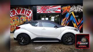 Toyota CHR จัดล้อ Wedssport SA10R 18x8.5+35 ตัวล้อโปร Happywheel งบ 29000 บาท by Nsports