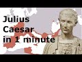 Julius Caesar #MinuteHistory #Shorts