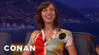 Kristen Schaal Loves Filming In The Porn Capital Of The World | CONAN on TBS