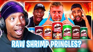 NO WAY ANYONE EATS THESE! SIDEMEN PRINGLES MUKBANG