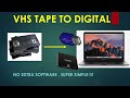 Convert VHS Tapes to Digital using Mac - NO EXTRA SOFTWARE SUPER SIMPLE