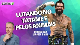 FAIXA PRETA DE JIU JITSU E VEGANO #ZONAV