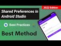 Shared Preferences in  android | Save and Read variables | sharedpreferences in android studio |