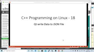 C++ Programming on Linux Write Data to JSON File