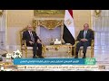 الرئيس السيسي استقبل رئيس مجلس القيادة الرئاسي اليمني