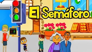 EL SEMÁFORO Canciones Infantiles - Videos Educativos para Niños #