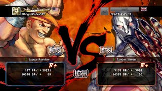 [USF4] ShogunCobra523 (Adon) vs. BLACK AMG 63 (Seth) [Ranked Match]