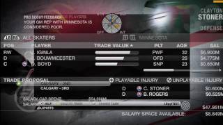 NHL 10 - tryb General Manager